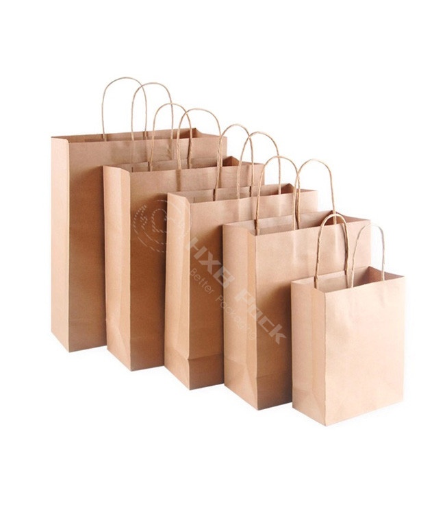 Brown Twist Handle Paper Party Gift Carrier Bag Boutique Bags STRONG Recyclable 