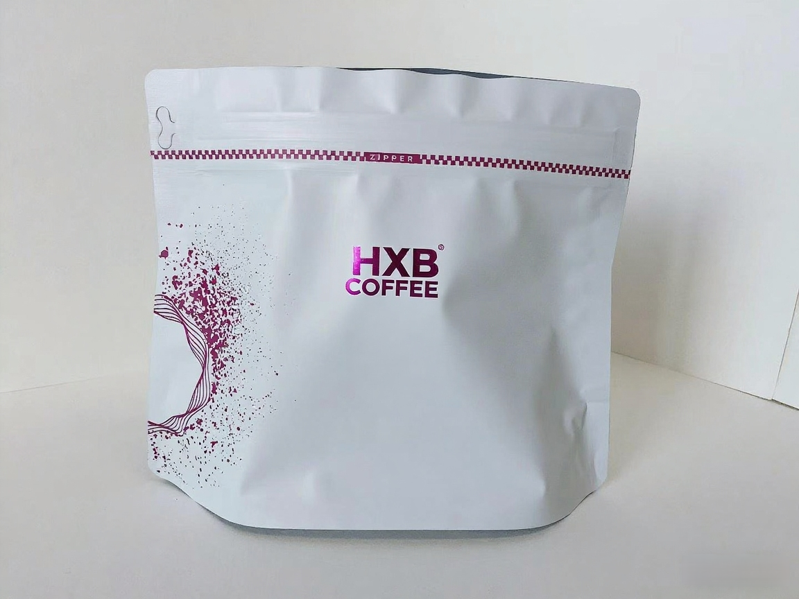 Hot Foil Diamond Shape Coffee Bag Stand Up Bottom With Metalized And Valve And Resealable Zipper