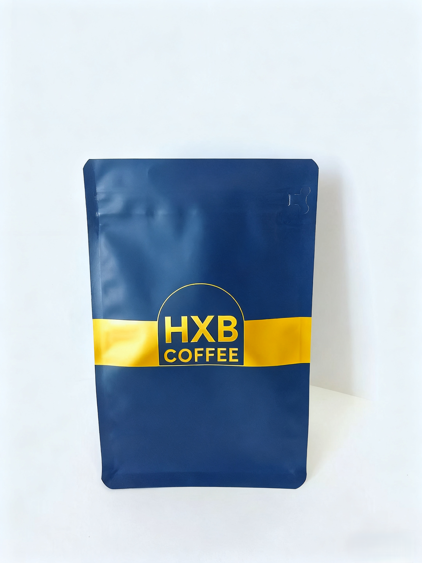 250G Metalized Flat Bottom Coffee Bag Zip Lock Block Bottom Pouch With Custom Printing And Valve