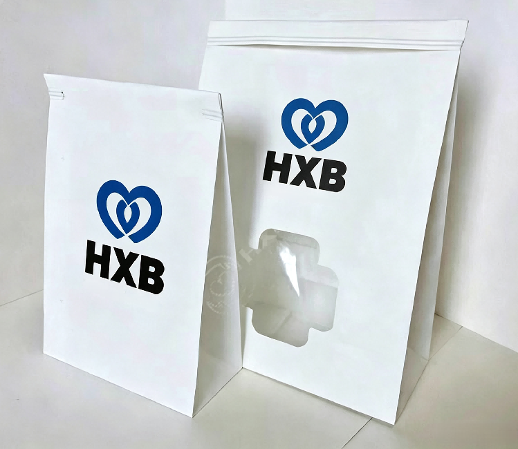 paper bag with tin tie 
